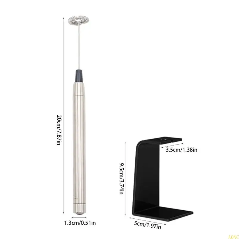 A0NC Metal Electric Kitchen Gadget Forma espuma eléctrica Batería Operada