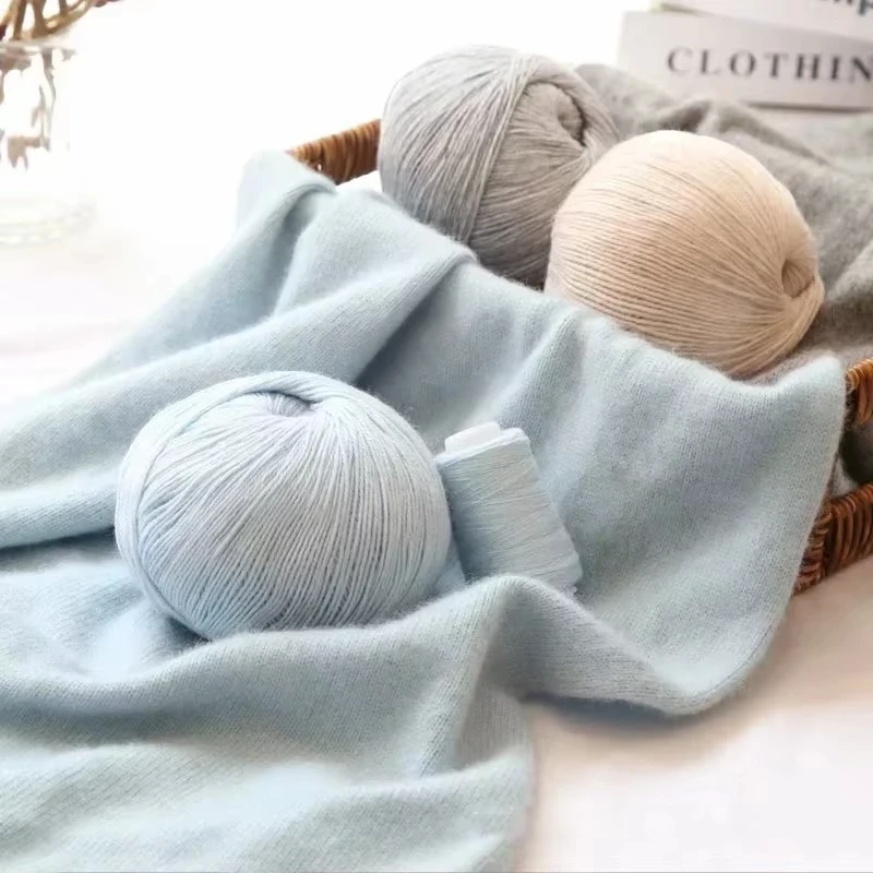 50g Cashmere Yarn Hand-knitted Thread Yarn Crochet Cashmere Knitting Soft Wool Yarn Baby Hat Scarf