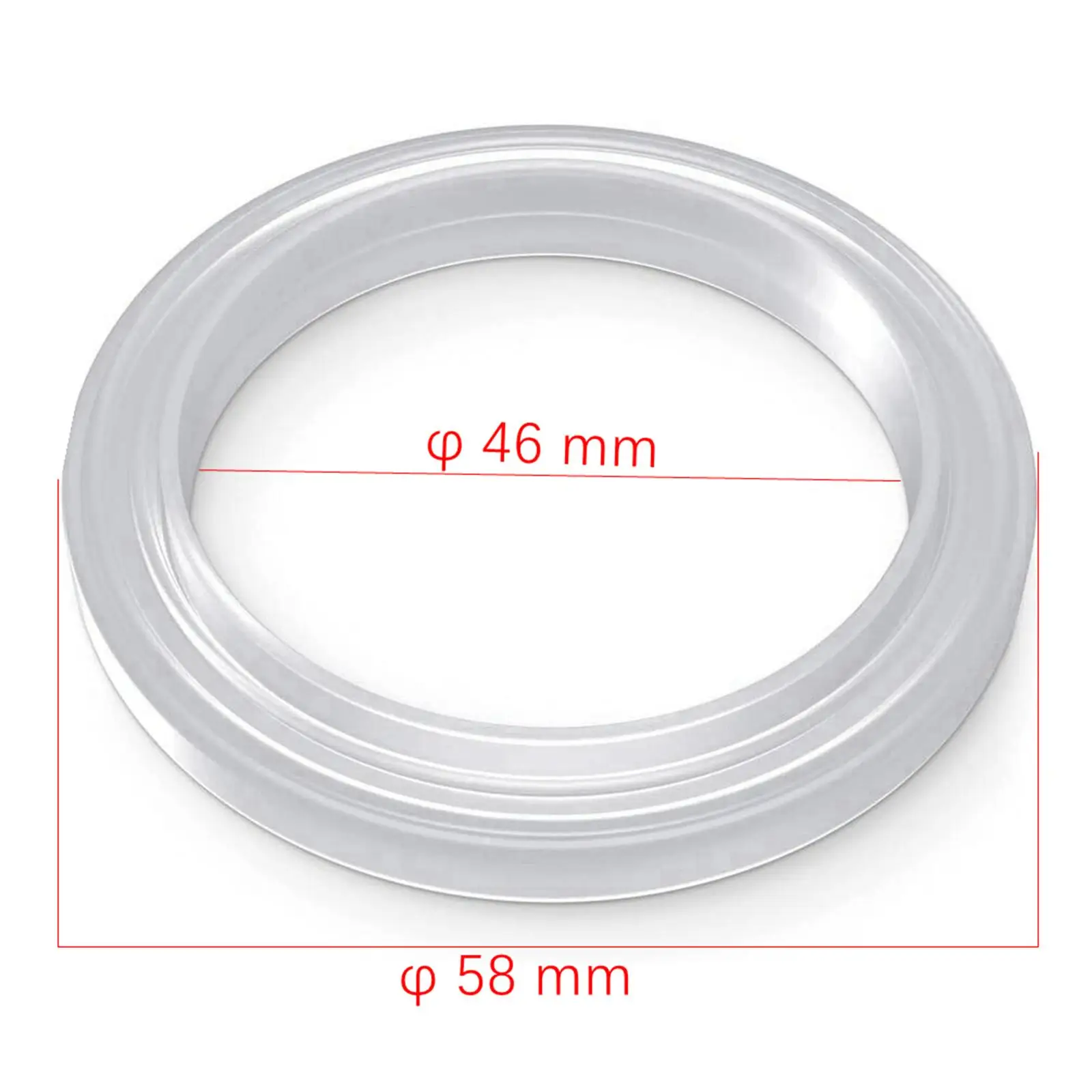 Group Seal Gasket Replacement Parts Silicone Steam Ring Seal 58mm for EC685