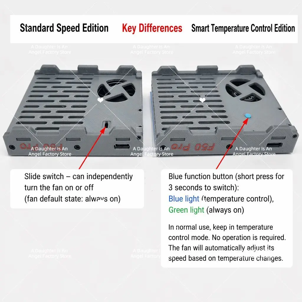 Suitable for ZTE F50 Pro Radiator Aluminum Alloy Bracket Air-cooled Temperature Control Radiator Typec Fixed Speed Fan