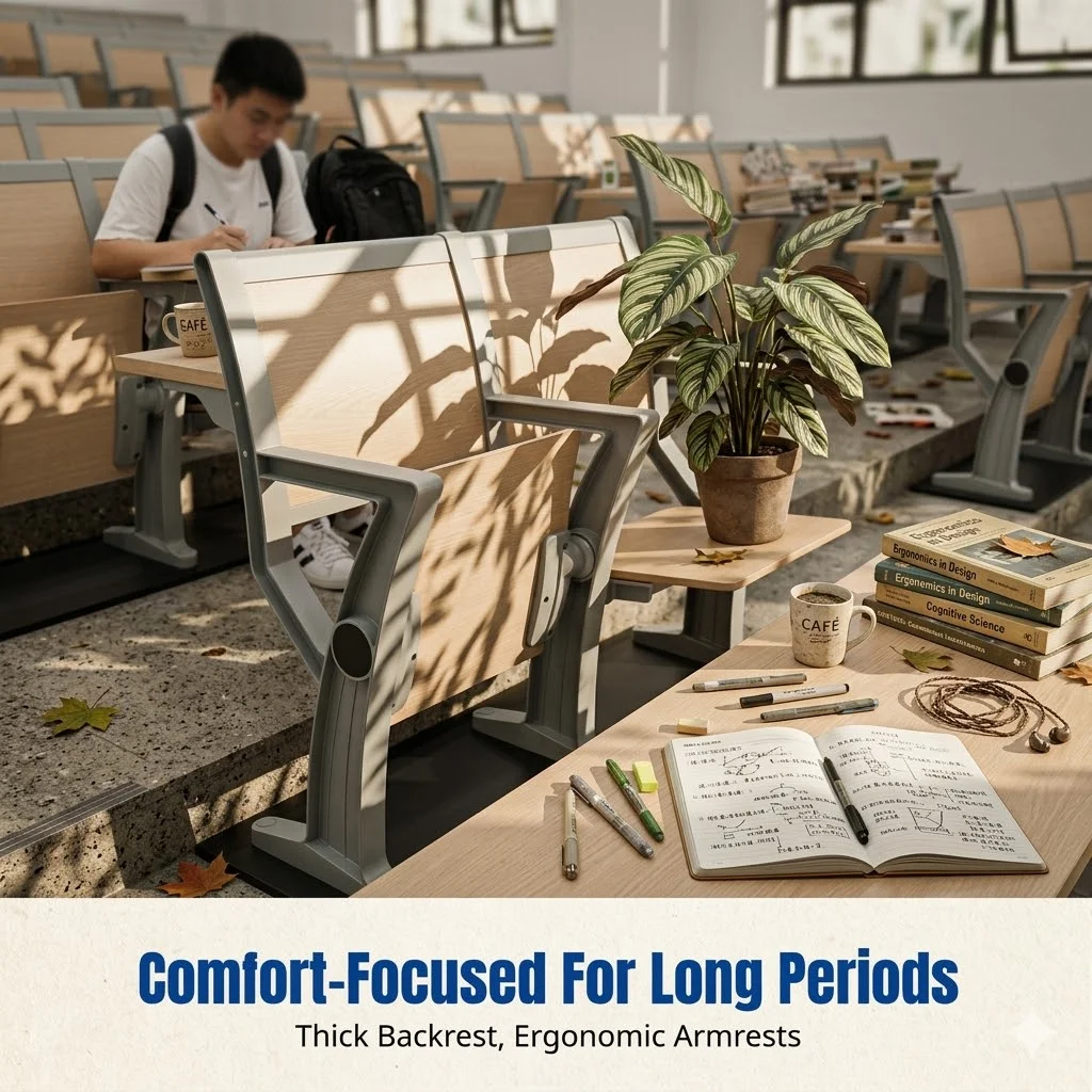 lecture-hall-row-chair-fixed-auditorium-seating-school-tiered-classroom-desk-chair-aluminum-alloy-frame-modern-minimalist