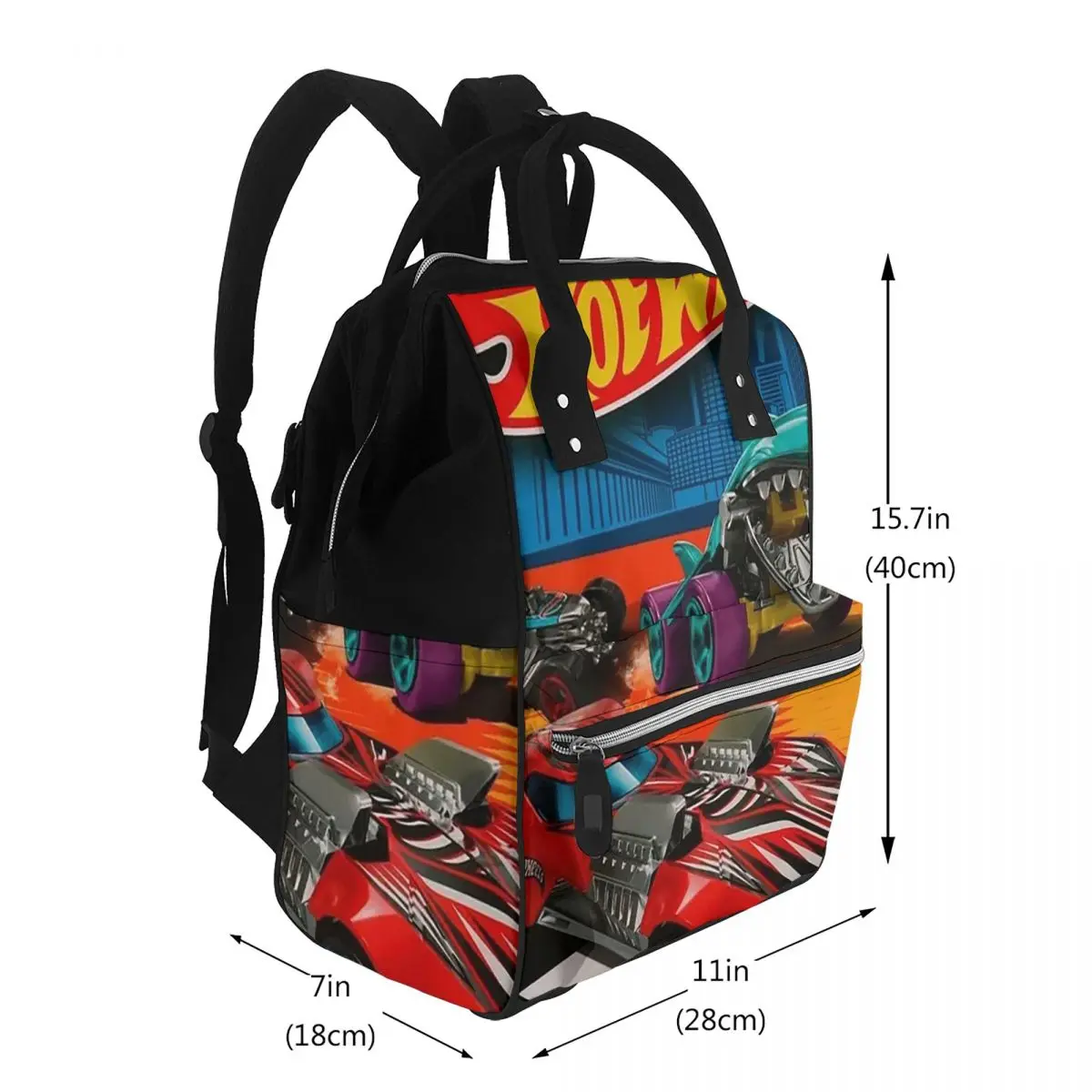 Hot Wheelss Car Student Backpack School Bag Hiking Travel Daypack for Men Women Bookbag Shoulder Bags