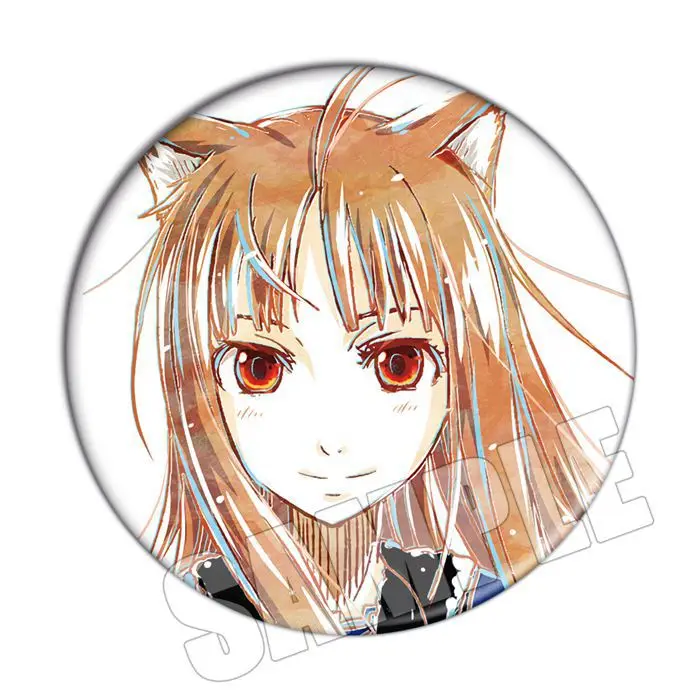 58MM New Cartoon Holo Lightweight  Artistic White Background Costumes Badge Unique Design Adorable Accessories Limited Edition