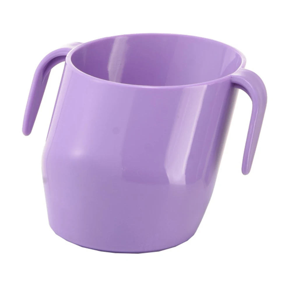 

Kids Training Cup Durable PP Material Unique Slanted Design Portable Handle Easy to Toddler Drinking Water Cups