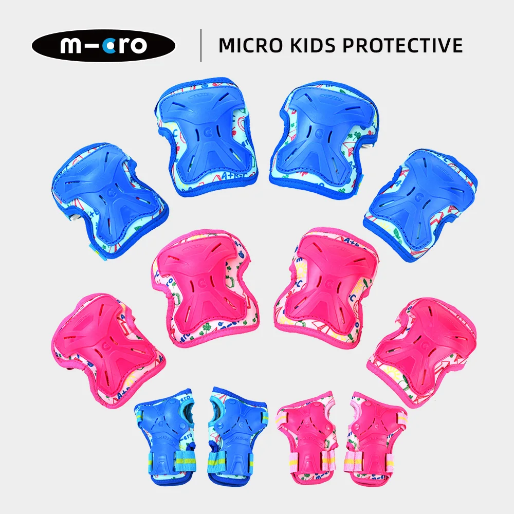 Protecciones de impacto MICRO SKATE para niños, equipo de protección de 6 piezas, rodilla, codo y Palma, IVA europeo, España