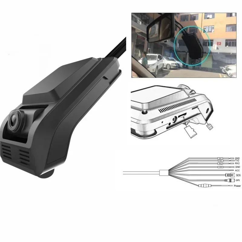 2026/New AI ADAS 4G Dual Lens 2ch 3ch Dash Cam for fleet management
