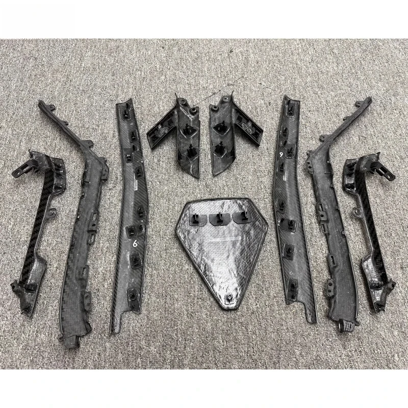 TOP Car Accessories Forged Fiber Interiors Kits LP580 LP610 2014-2018 Carbon Interior Body Durle High Quality