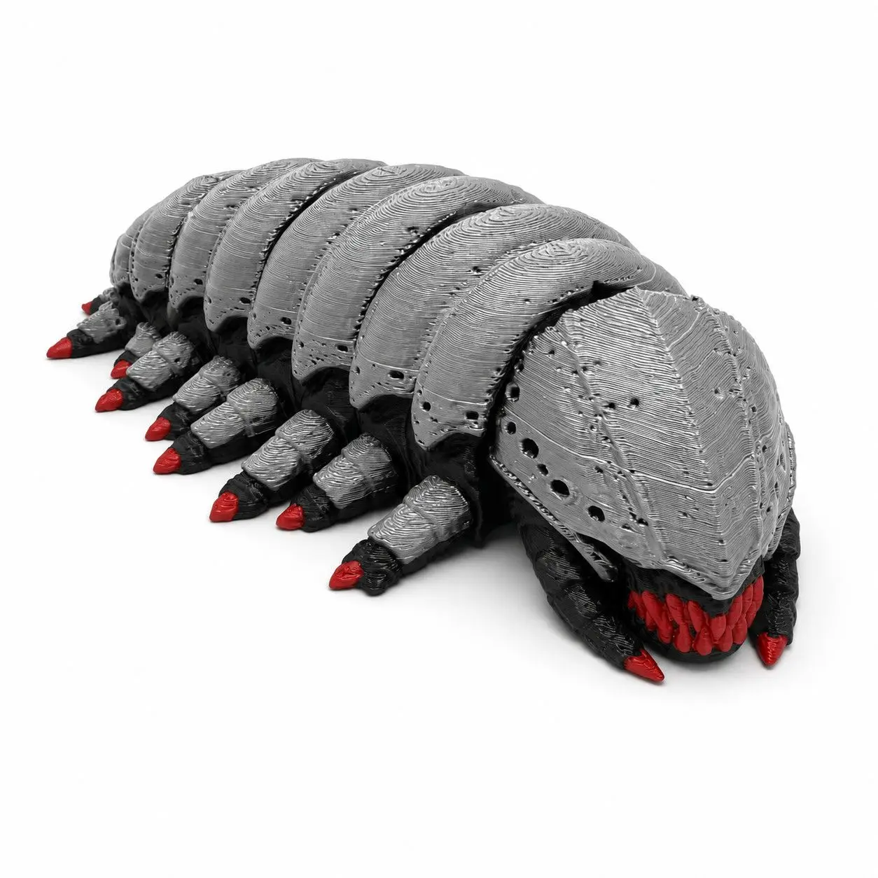 Ancient deep-sea giant monster with thousands of legs, 3D printed movable joint three-dimensional model, small ornament