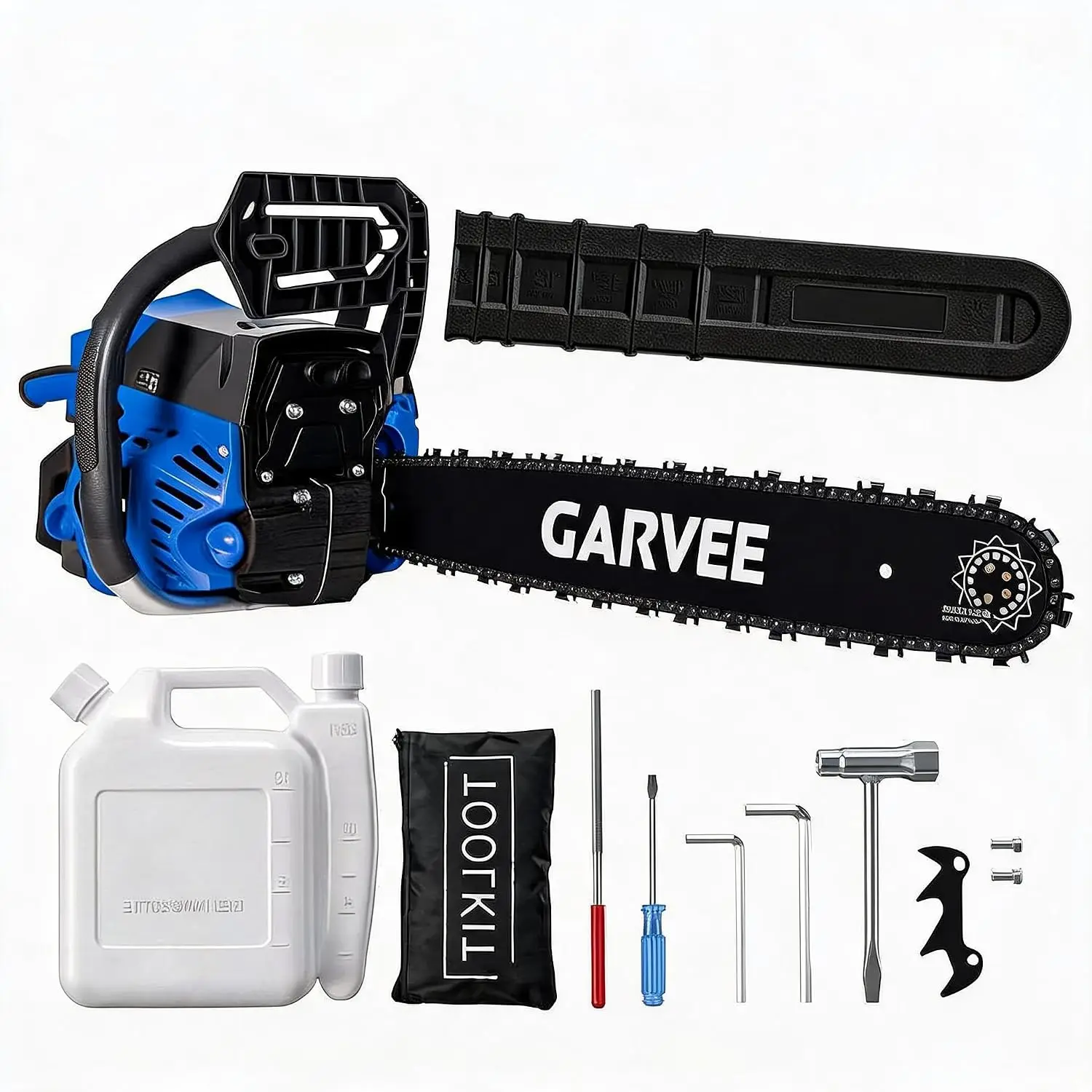 Tacleekii 52cc 58cc Gas Chainsaw 20 Inch Bar Wood Cutter with Auto Oiler Chain Brake Garden Wood Cutting Logging Pruning Saw Power Tool for Makita