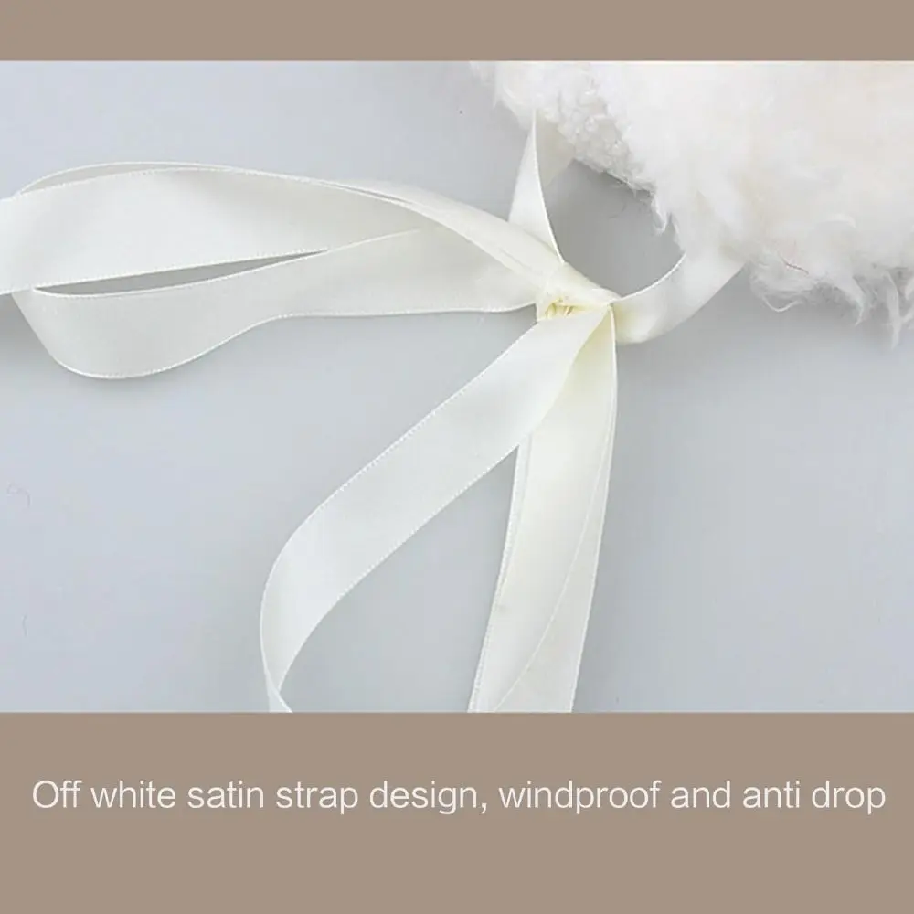 Hot Furry Lamb Ear Warm Headband With Earflaps Cute Ear Warmer Sheep Ear Soft Winter Ear Muffs For Head Wrap