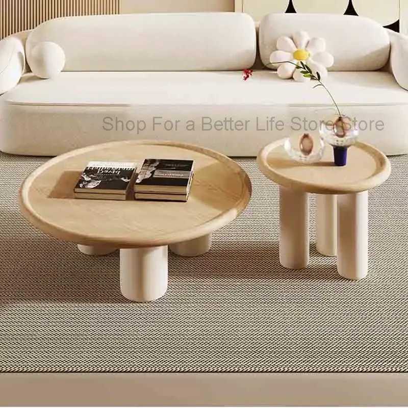 

Floor Designer Coffee Tables Nordic Round Balcony Entrance Coffee Tables Regale Minimalist Stolik Kawowy Living Room Furnitures