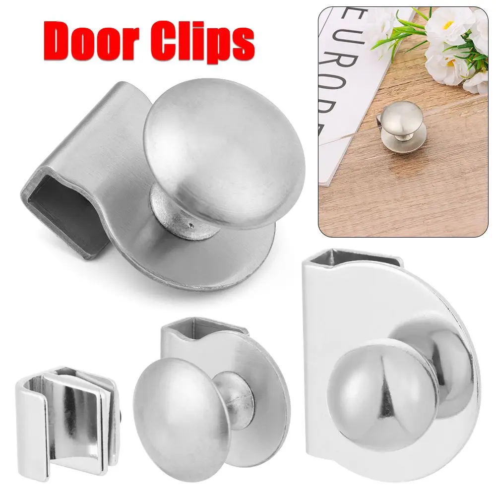 Panneau de Support de meuble, panneau de vitrine, bouton de planche, Clip de porte d'armoire, tiroir, poignée de porte en verre