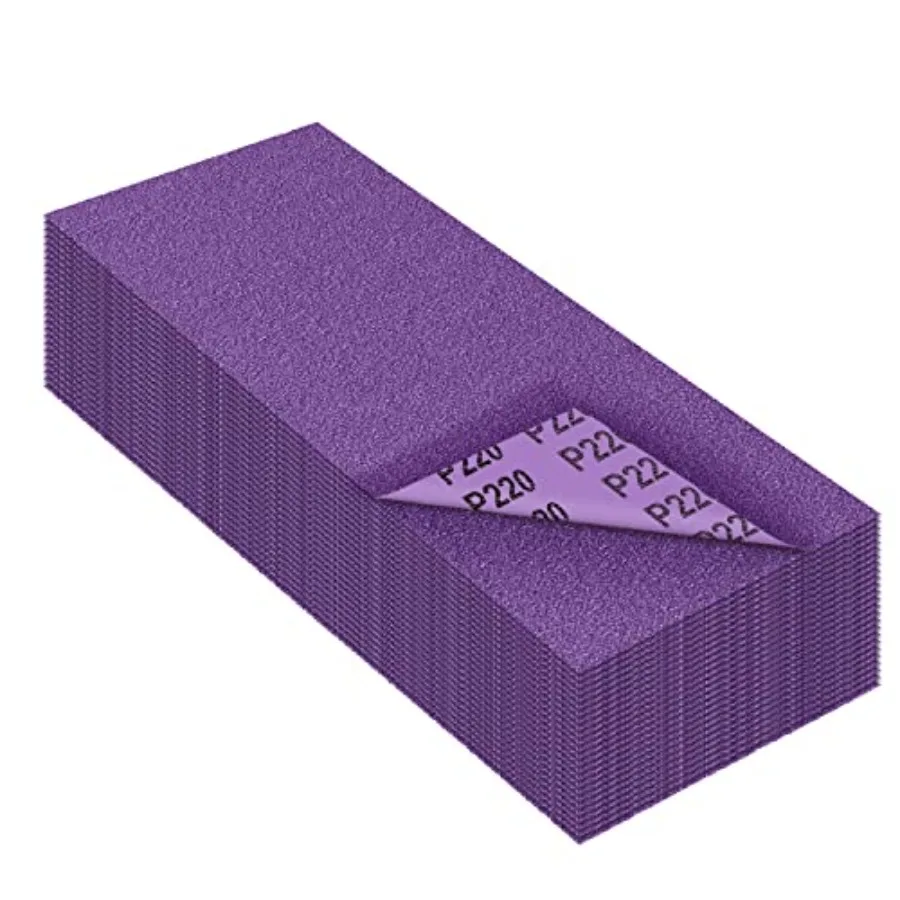 

Sandpaper 220 Grit, Wet Dry Sanding Sheets, High Performance Ceramic Abrasive Sand Paper for Wood Furniture Finishing, Metal Gr