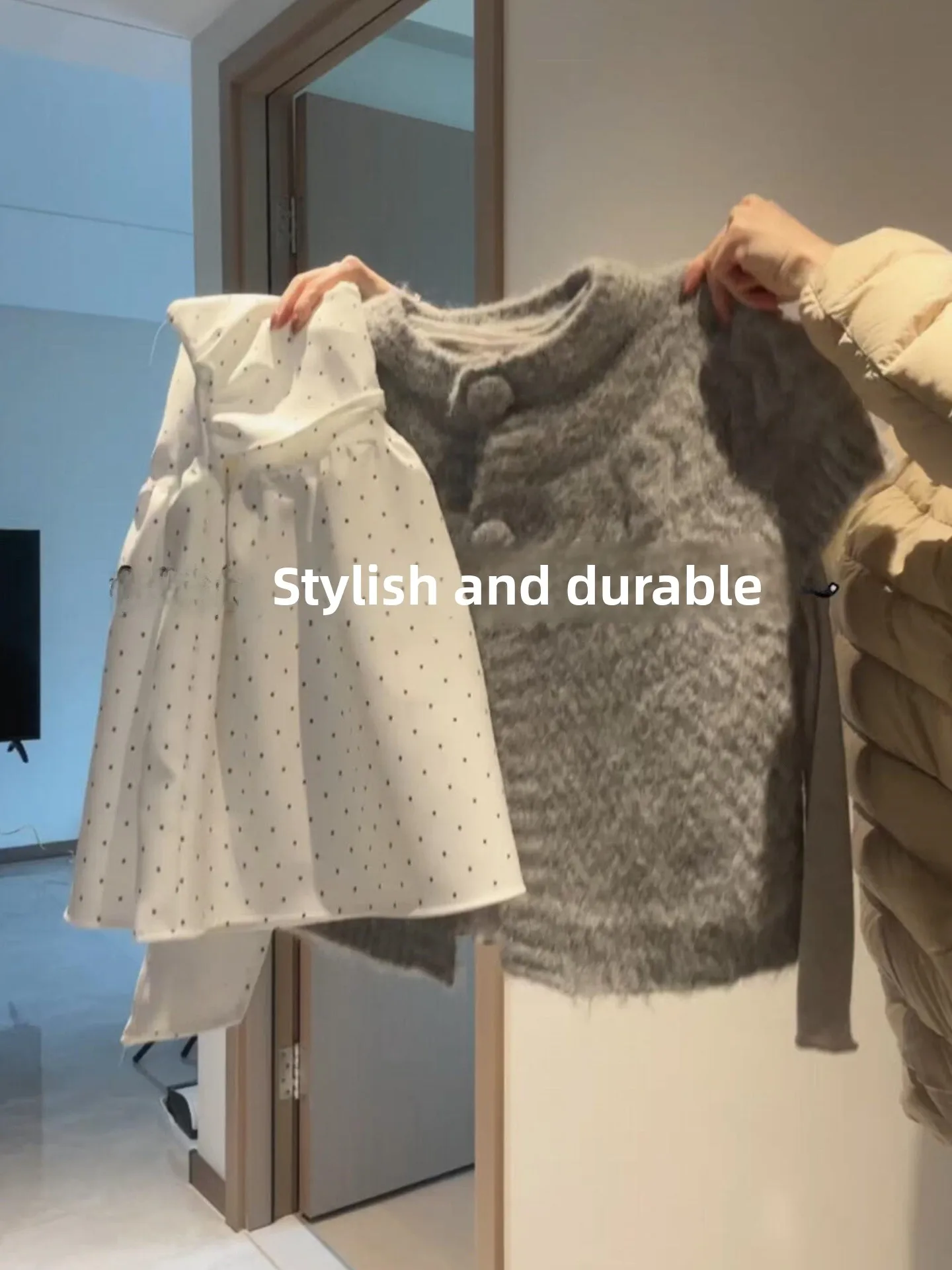 

Korean Lazy Sle Women's Knitwear Early Spring 2026 New Hot S High-End Sensation Super Cute Matching Knitted Top