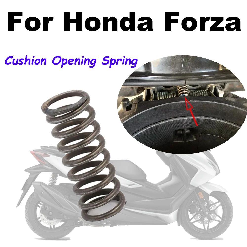 

Для Honda Forza 350 Forza 300 NSS300 Forza 125 250 2018-2024 сиденье мотоцикла, автоматическое отверстие для подушки эжектора, пружинные аксессуары