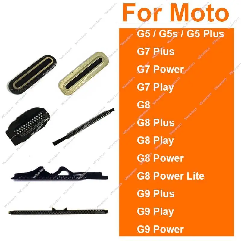 Earpiece Speaker Anti-dust Mesh For Motorola MOTO G5S G5 G7 G8 G9 Plus G8 G9 Play G8 Power Lite Top Earpiece Dust-Proof Mesh