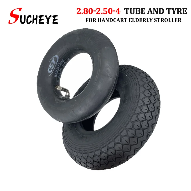 

2,80/2,50-4 Внутренняя внешняя шина CST, 9-дюймовая шина для скутеров пожилых людей, пневматическая шина 2,50-4