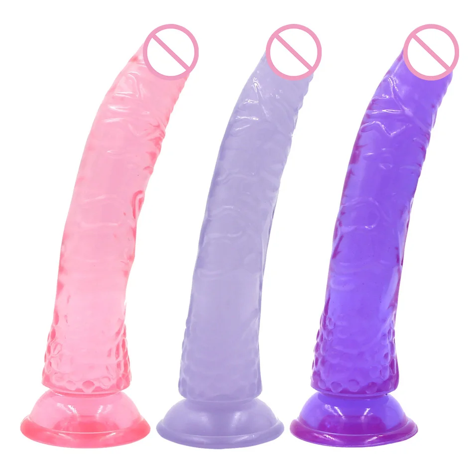 Flexible Dildo Suction Cup Anal Realistic Penis Erotic Goods Sex Toys for Women Adults 18 Female Masturbator G-spot Orgasm Shop