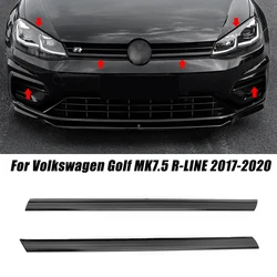 Zderzak przedni Reflektor Brwi Osłona lampy przeciwmgielnej Środkowa kratka Listwy maskujące Wykończenie Do Volkswagen Golf MK7.5 R-LINE 2017-2020