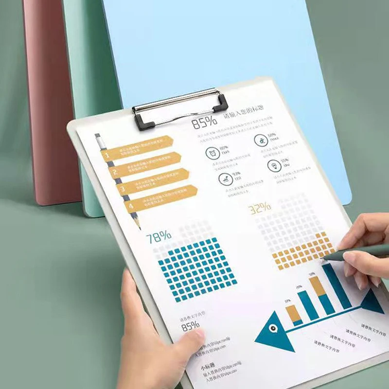 خشب رقائقي كاواي بألوان الحلوى ، رغوة A4 ، A5 PP ، لوح كتابة سميك ، خشب رقائقي ورقي اختبار للطلاب ، لوازم مكتبية