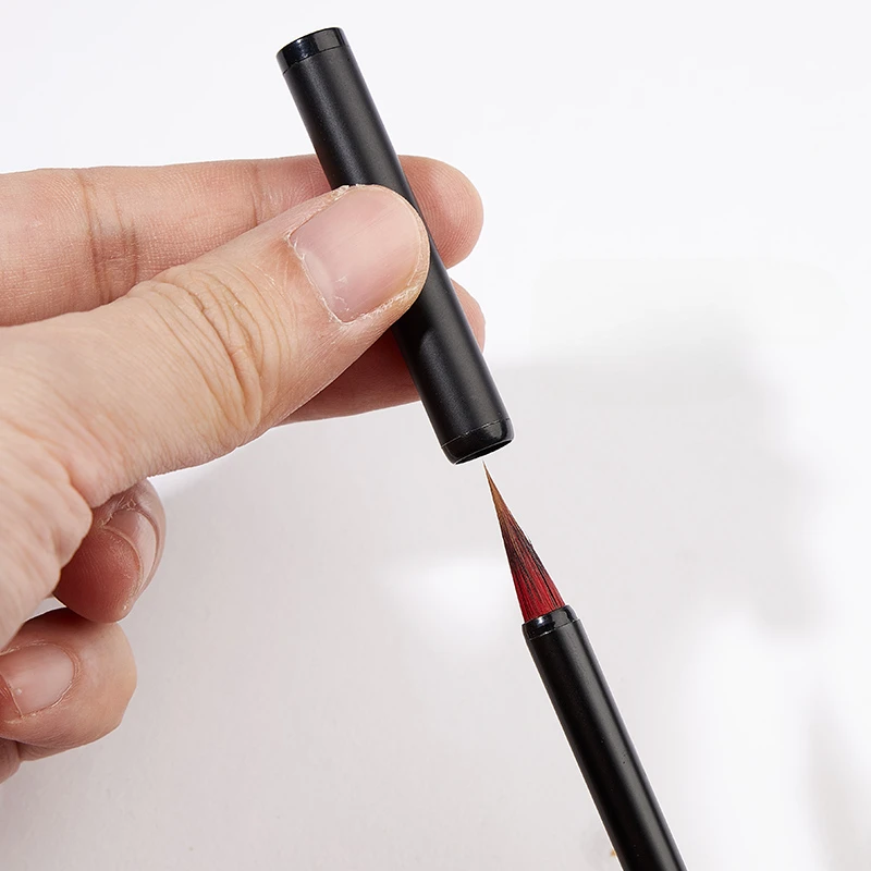 Chinese Calligraphy Brush Small Regular Script Official Script Calligrafia Painting Brushes Song Huizong Calligraphy Brush Pen