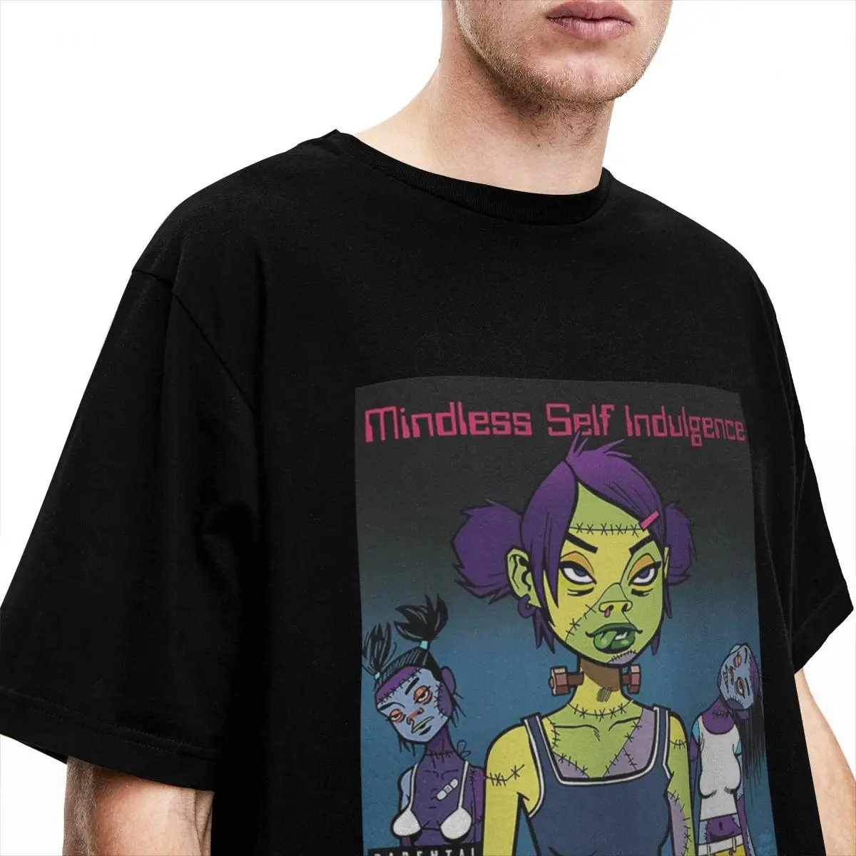 Men Mindless Self Indulgence T Shirts urine Cotton Tees Beach Y2K Short Sleeves T Shirt O-Neck Hippie Casual Tshirt Plus Size