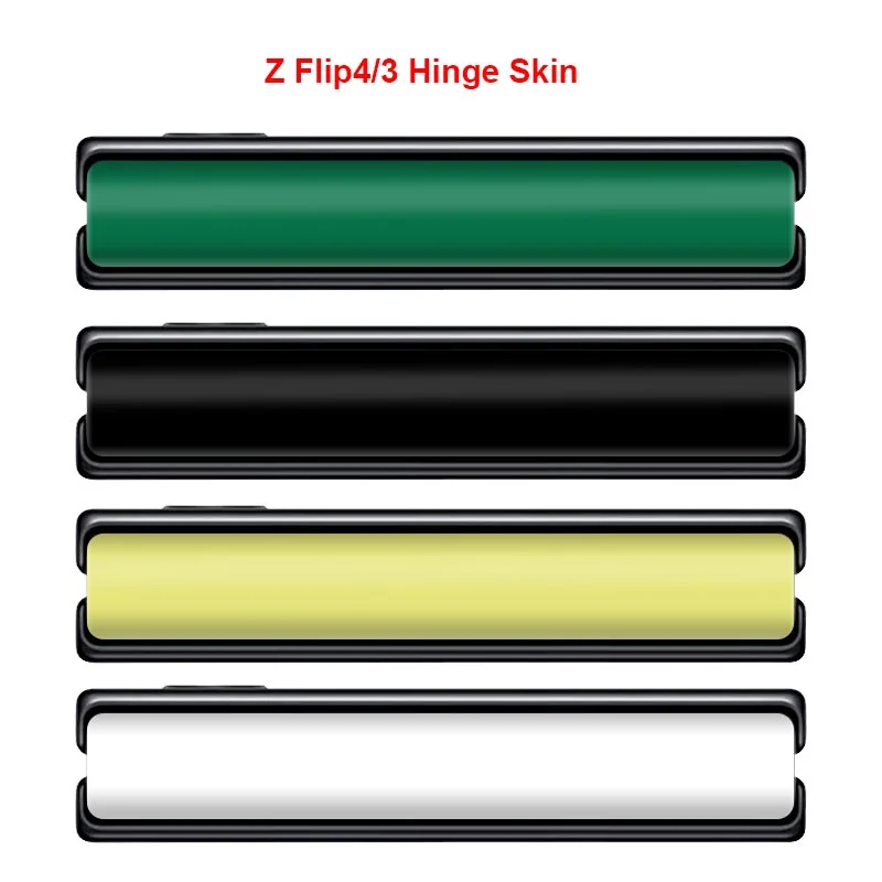 Pain Color Hinge Skin for Samsung Galaxy Z Flip 5 4 3 Side Protector Film Cover Flip5 3M Border Wrap Protection Sticker