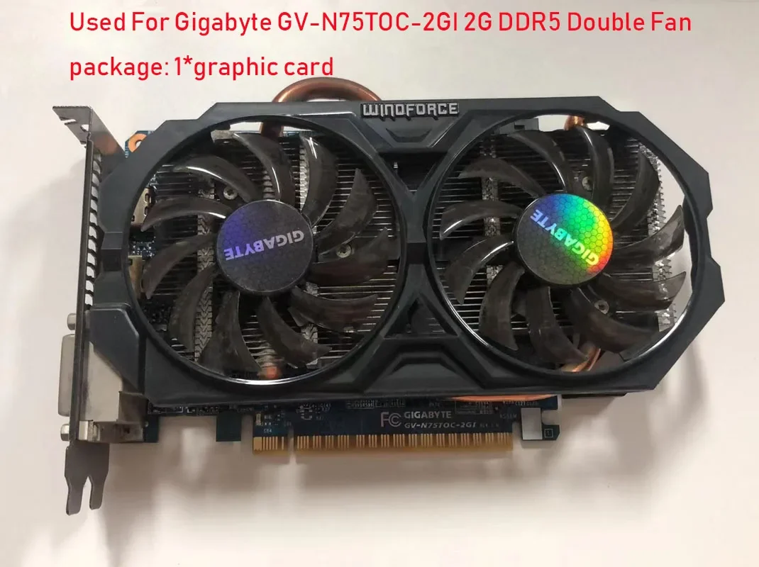 Unleash Gaming Power With Used Gigabyte Gv-N75Toc-2Gi Gtx750Ti 2G