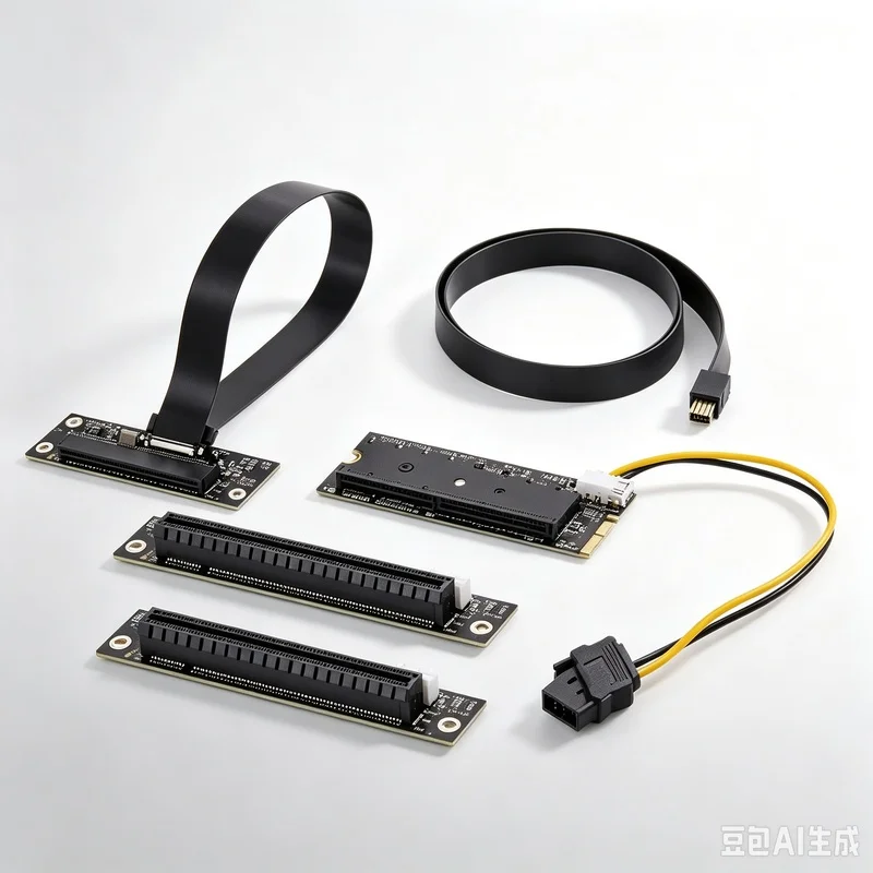 aa-for-adt‑link-pcie-50-m2-ngff-nvme-to-x16-graphics-card-extension-cable-ffc-high‑speed-ultra‑soft-low-loss-riser-adapter-pc