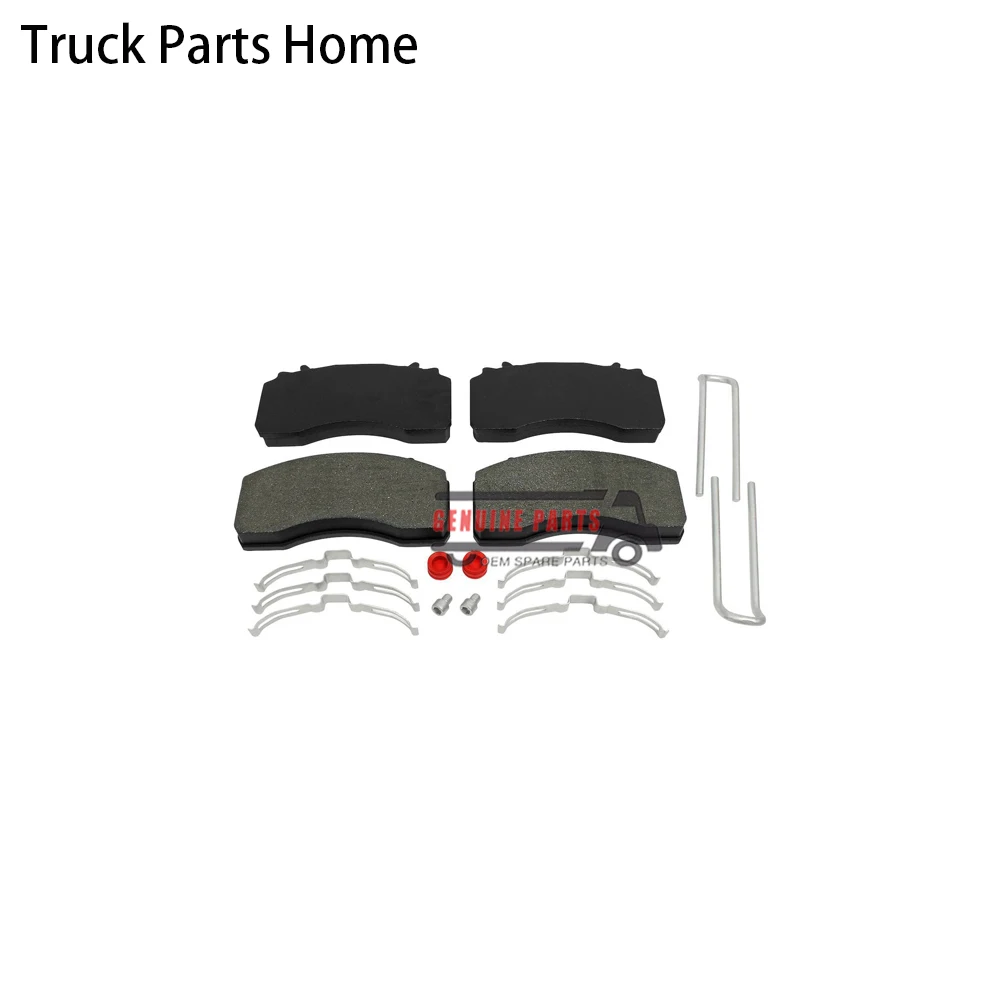 CAANASS Front Disc Brake Pad Set Spare Parts for MAN/DAF Trucks 81.50820.5112/06.40322.9242/WVA29279/1962438