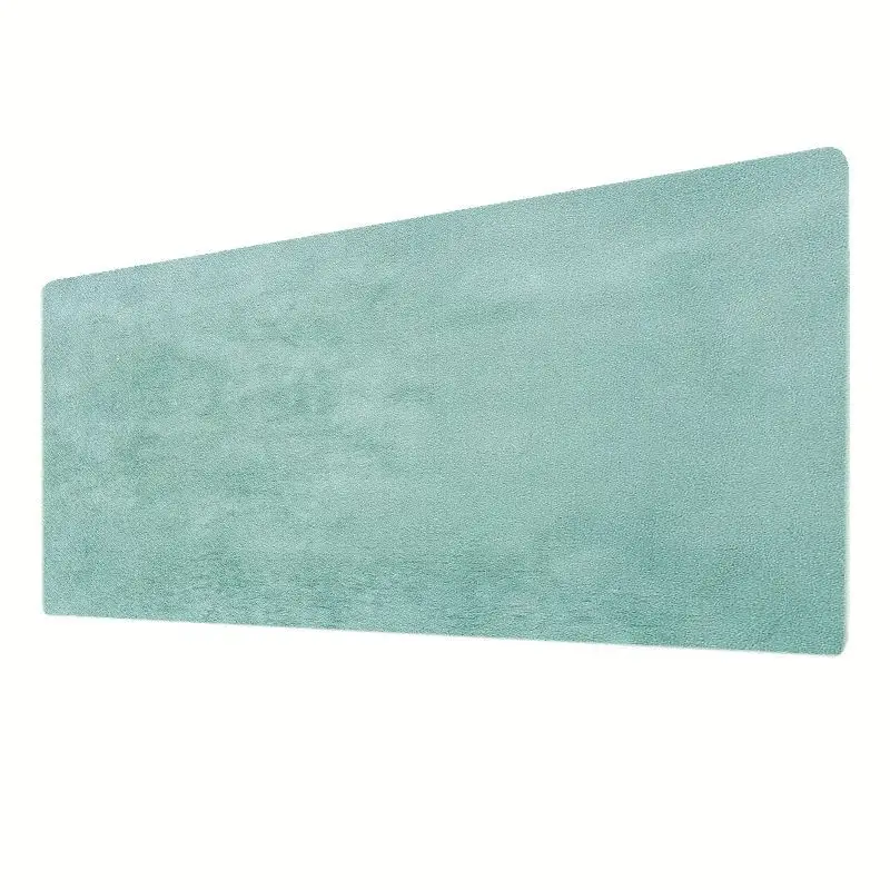 Brand Large Teal Mouse Pad Iron Art Non-Slip Desk Mat Book Storage Office Gaming Modern Simple Style Desk Accessory