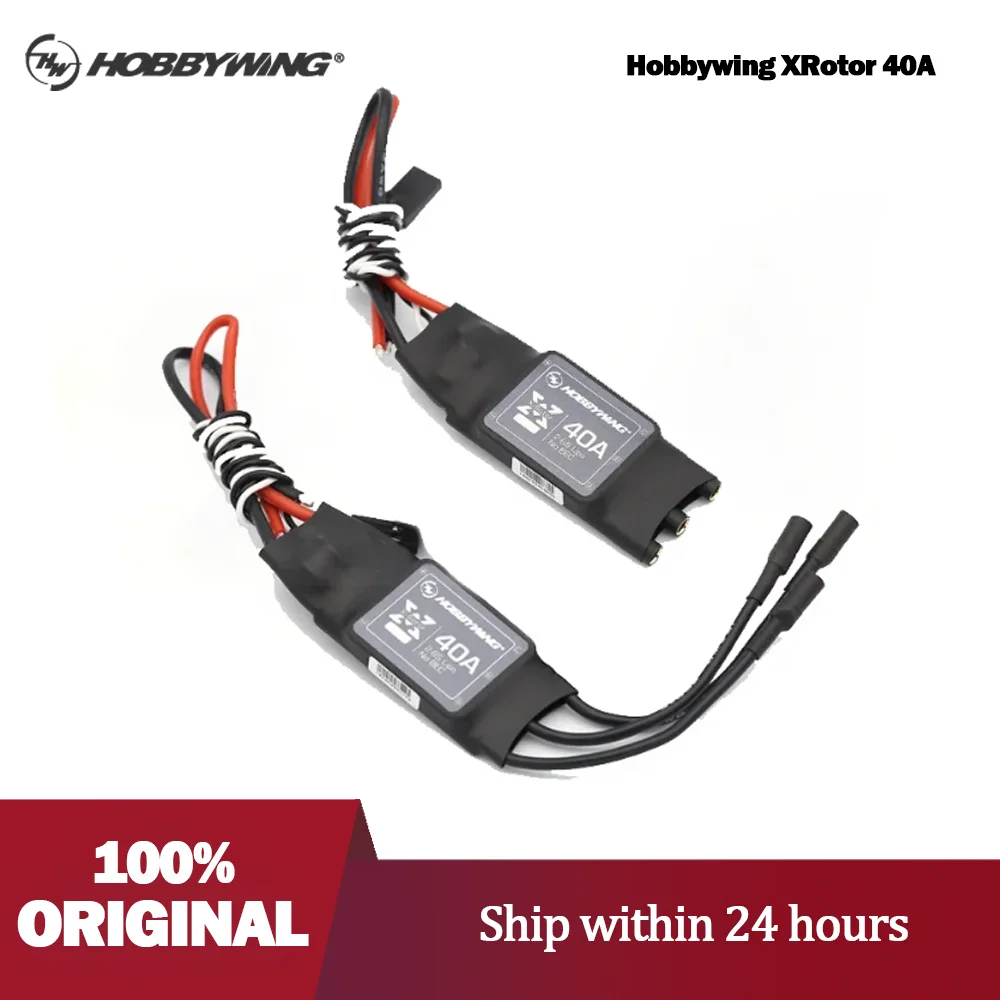 XRotor 2-6S 40A ESC sin escobillas para Hobbywing RC Multicopters 550-650 Class Quadcopter hexacóptero