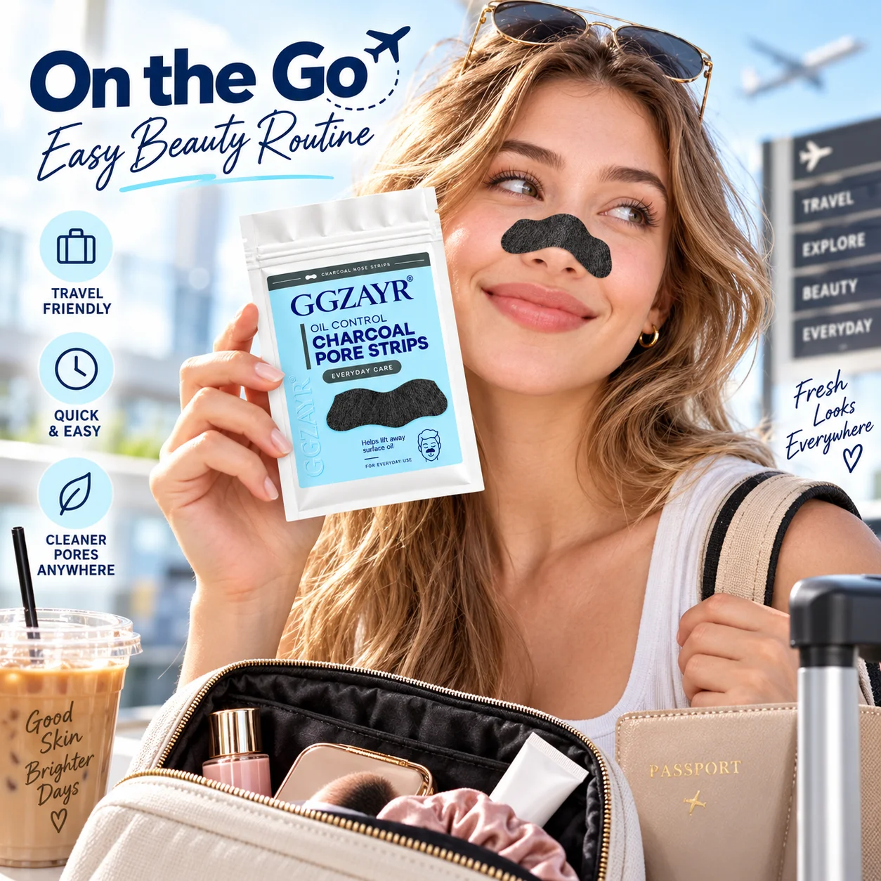 19PCS Charcoal Nose Pore Strip - Face Oil review and price