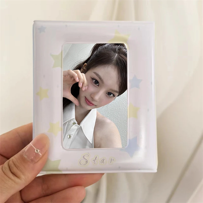 Cute Envelope Organizer 3 Inch Idol Album Photo Card Album Postcard Collectible Card Kpop Binder Lomo Card Photo Album image 2