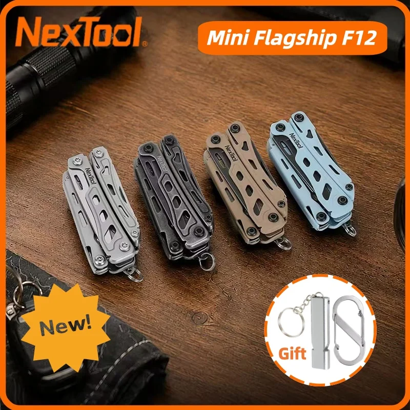 NexTool Mini Flagship F12 13 In 1 Multitool Folding EDC Hand Tool Screwdriver Mini Pliers File Scissors Bottle Opener Outdoor