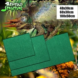 Reptile Carpet Pet Crawling Mat Water-absorbing Moisturizing Landscape Mat Terrarium Tank for Lizard Turtle Snake Chameleon