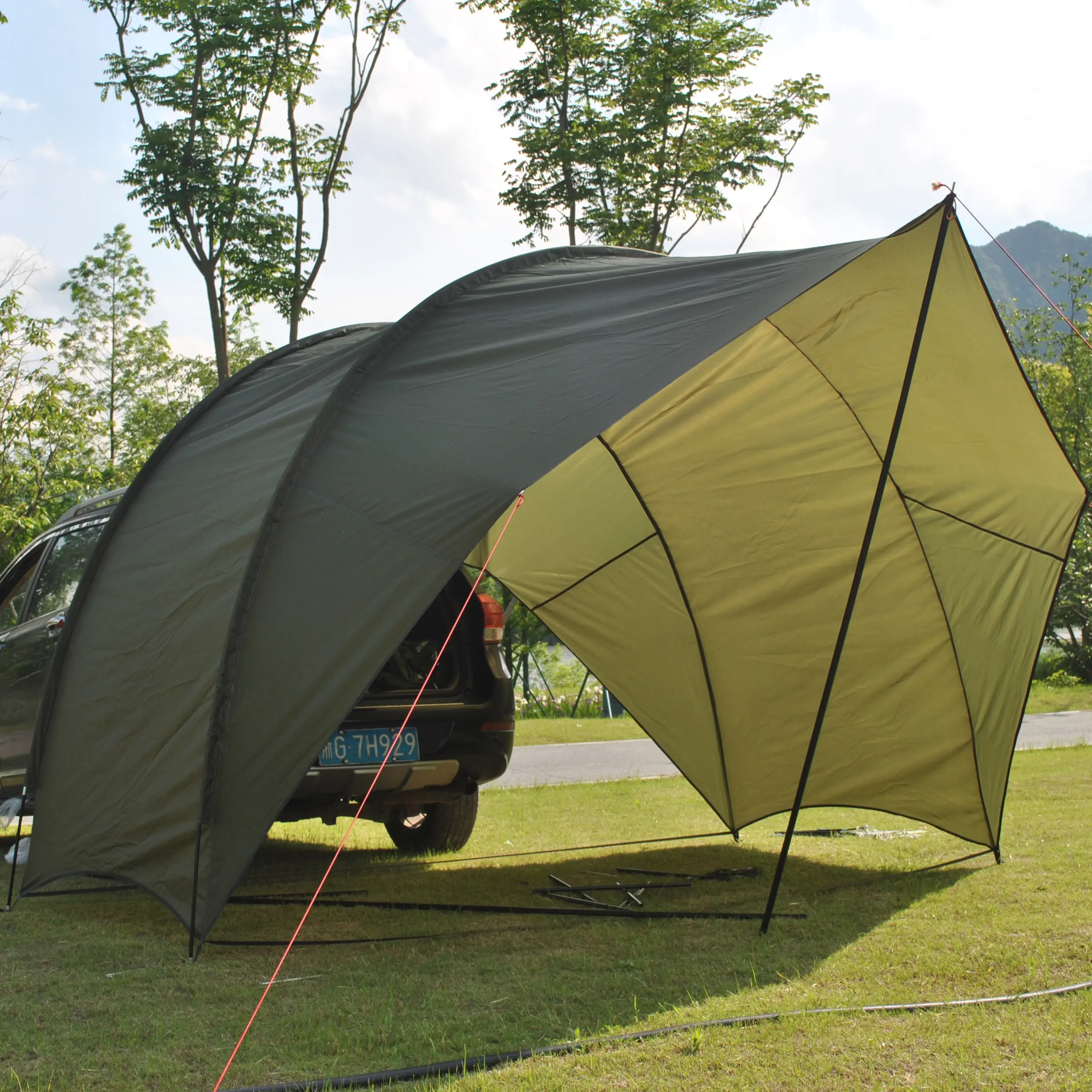 For Rainproof universal rear canopy tent, camping rear tent, rear crustal tent, sunshade canopy