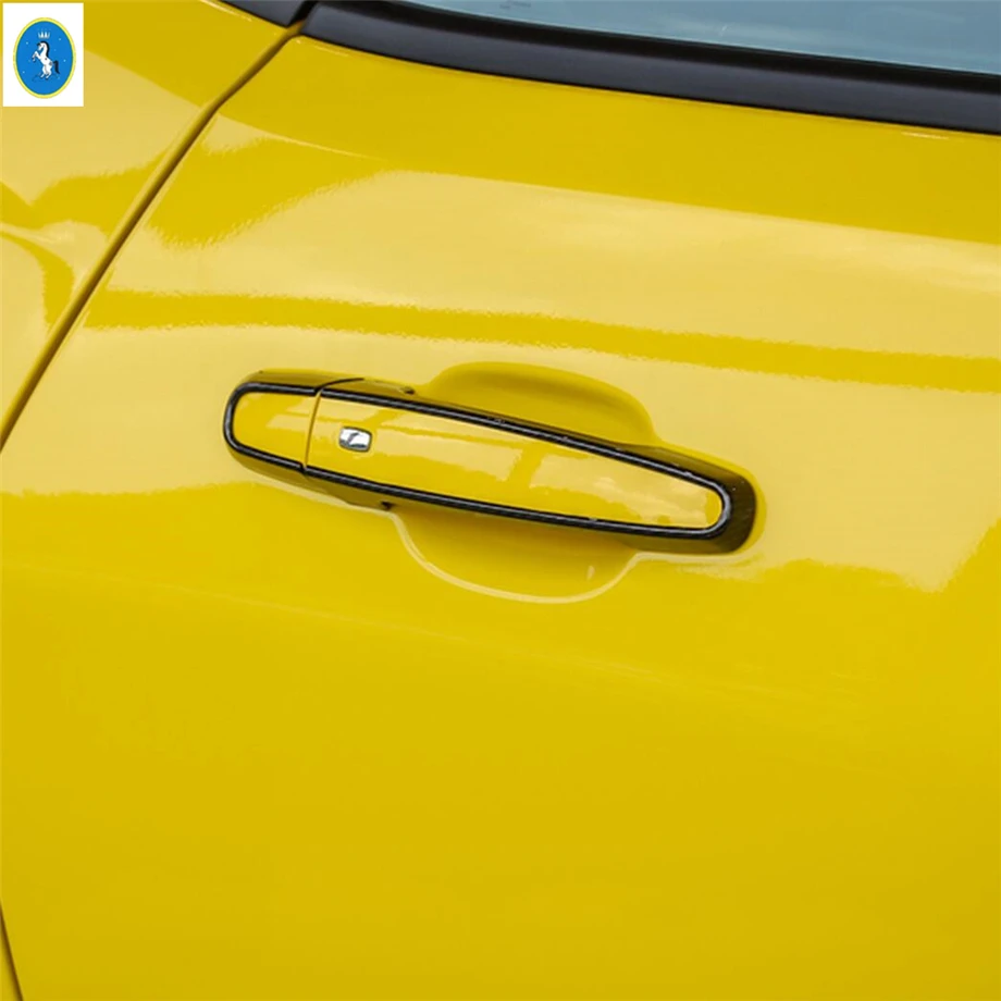 

Car Accessories Pillar A / Rear Louver Shutter Side Vent / Handle Cover Trim For Chevrolet Camaro 2016 - 2020 Carbon Fiber Look