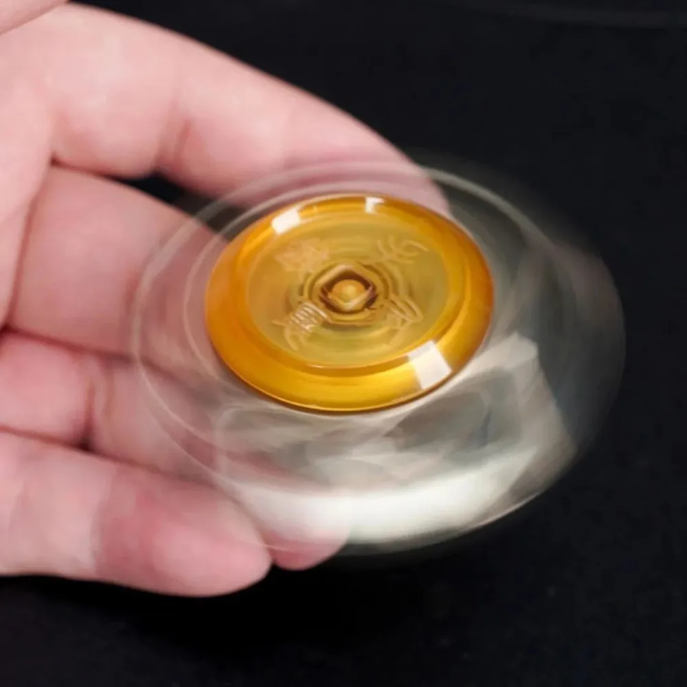 My Joys EDC Star Pinze Fidget Spinner a due pale Fidget Toys per adulti Accessori da scrivania Gadget per alleviare l'ansia