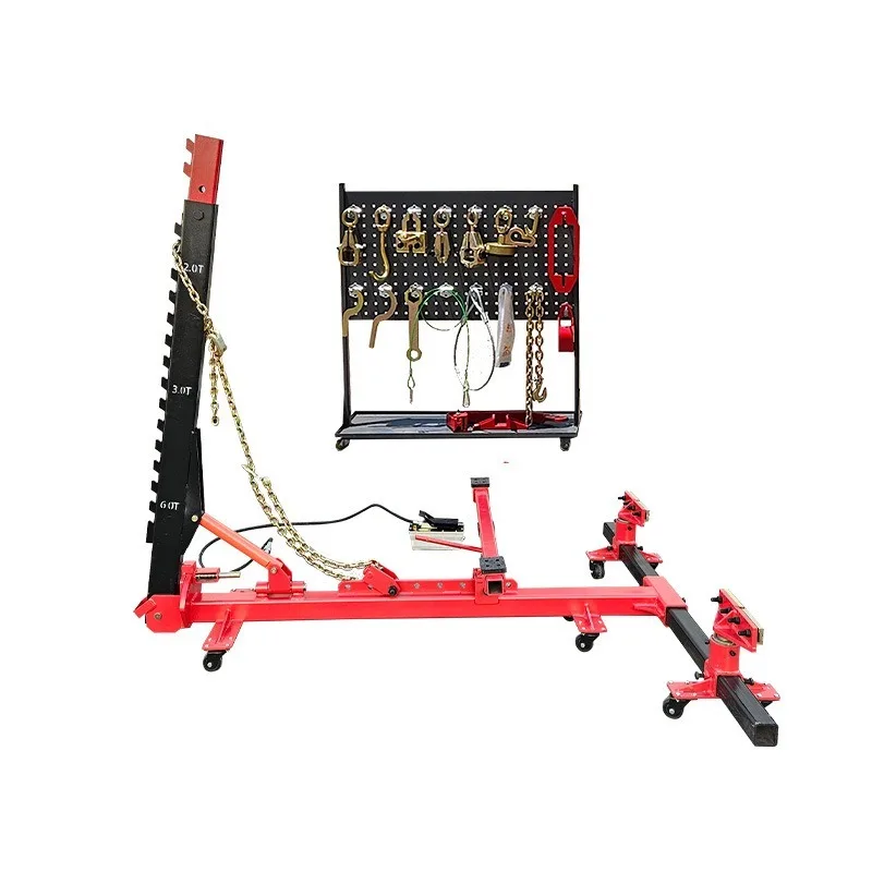 Correction instrument sheet metal correction frame, car body accident vehicle repair, lifting sheet metal repair