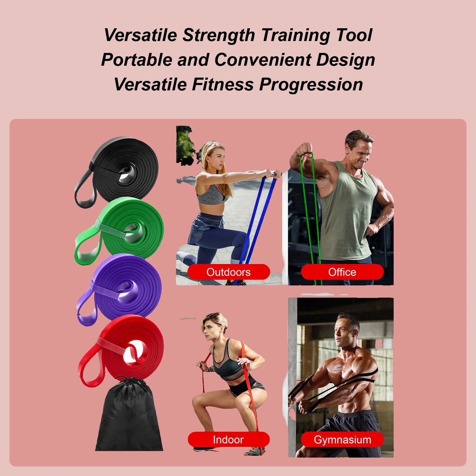 

Pull Up Bands Comfortable Natural Latex Non-Slip Gear Yoga Ring Puller For Home Gym Outdoor Travel Training Yoga Fitness Pilates