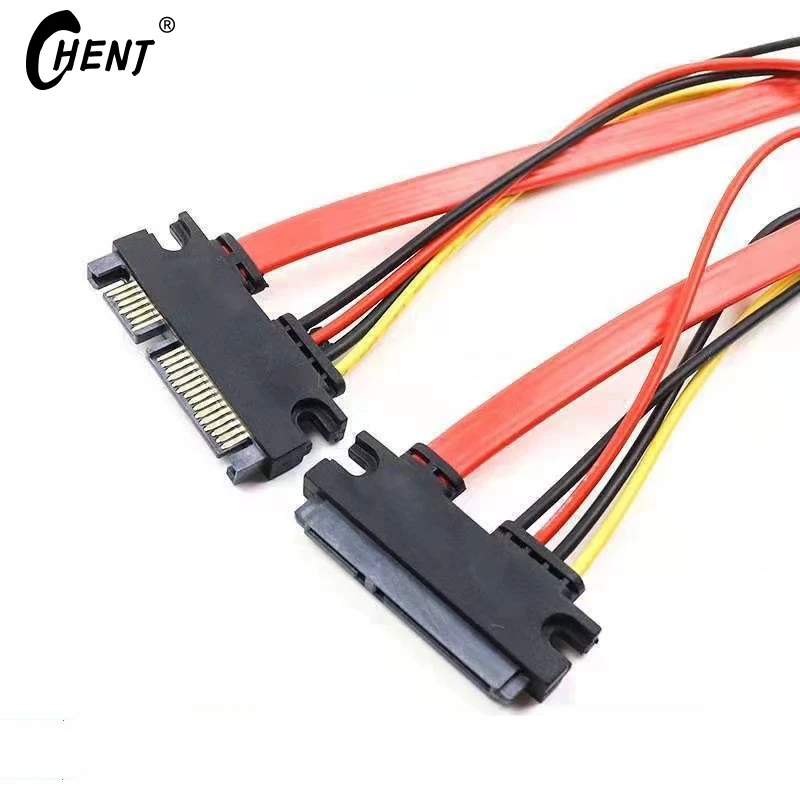 

SATA7+15 Extension Cable SATA Data Power Extension Cable Male To Female Hard Disk Extension Cable Serial Power Cable