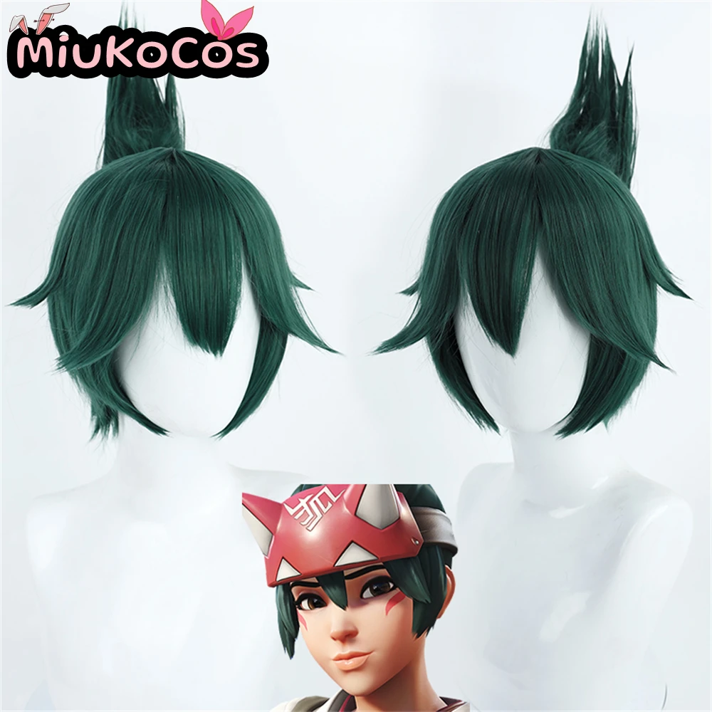 

В НАЛИЧИИ Парик для косплея Kiriko MiukoCosplay Game Overwatch 2, косплей