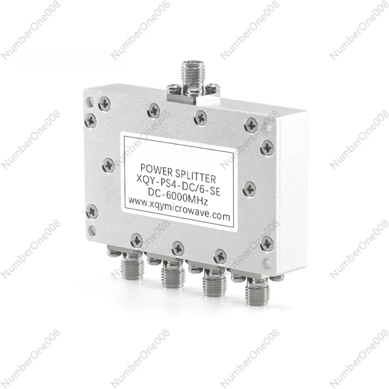 

Разветвитель мощности 0-6000 МГц SMA 4-полосный низкочастотный 0-6 ГГц RF микроволновый сигнал 6G DC сопротивление делитель мощности объединитель