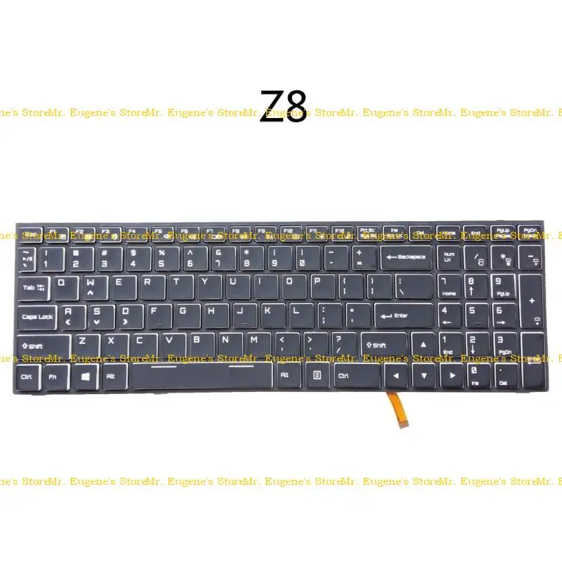 

D08B For Hasee Z7-SP7D1 SP7S1 SP5D1 G7 Z8-SL7S2 KP7S1 KP7S2 US Keyboard