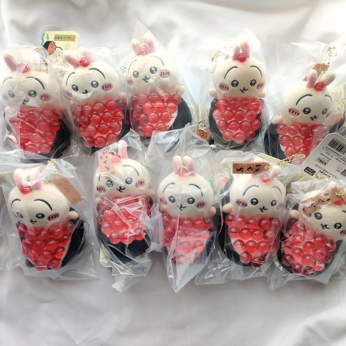 

Chiikawa Caviar Usaqiji Ikawa Fish Roe Sushi Usaqi Cute Bunny Plush Pendant