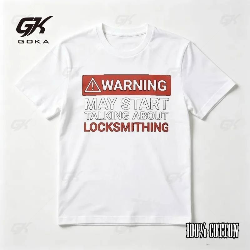 Funny Locksmith Lock Picking Enthusiast Gift Tshirt Casual Fashion Loose Harajuku Short Sleeve Summer Comfortable Tees