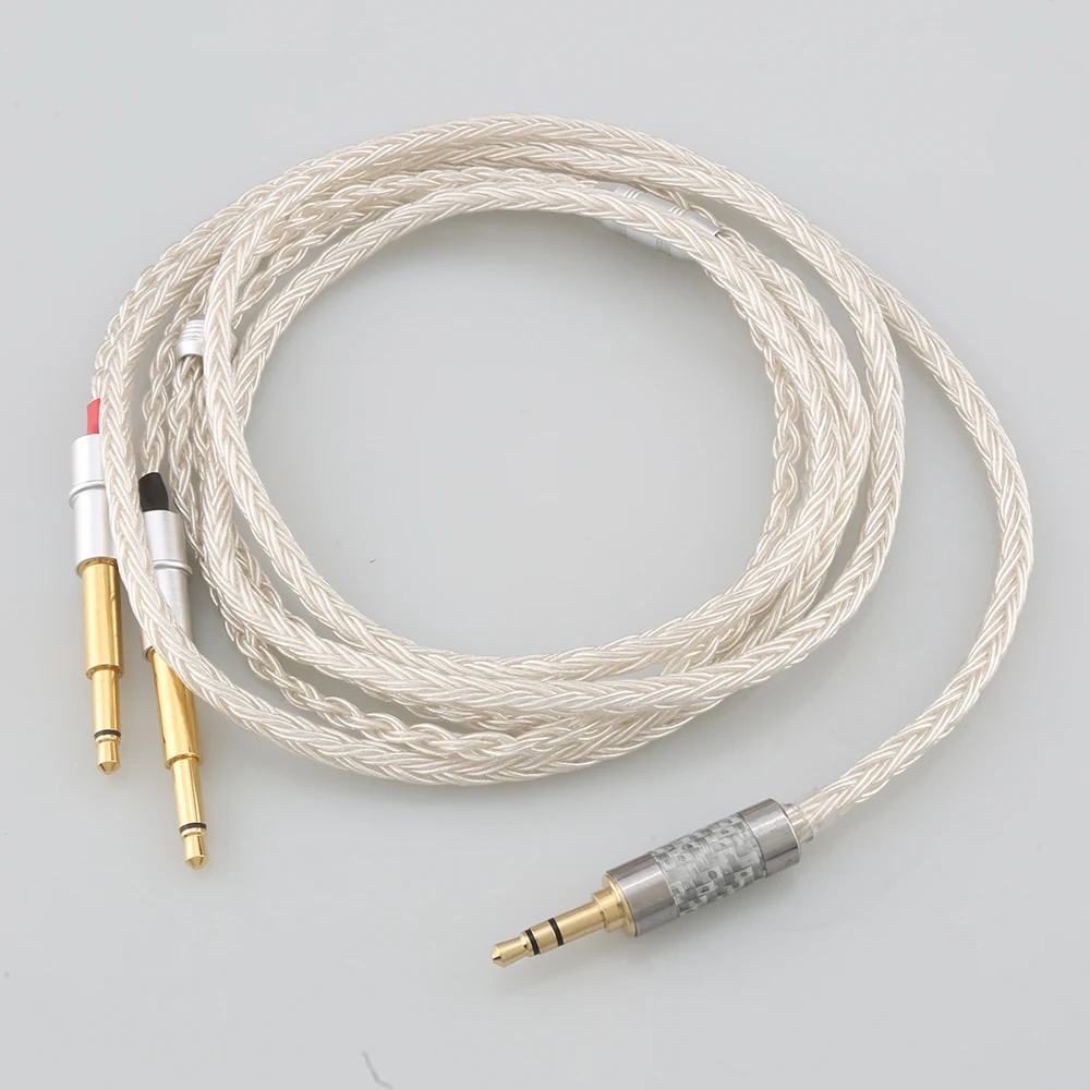 

16 Core OCC Silver Plated Earphone Cable For Meze 99 Classics NEO NOIR Headset Headphone