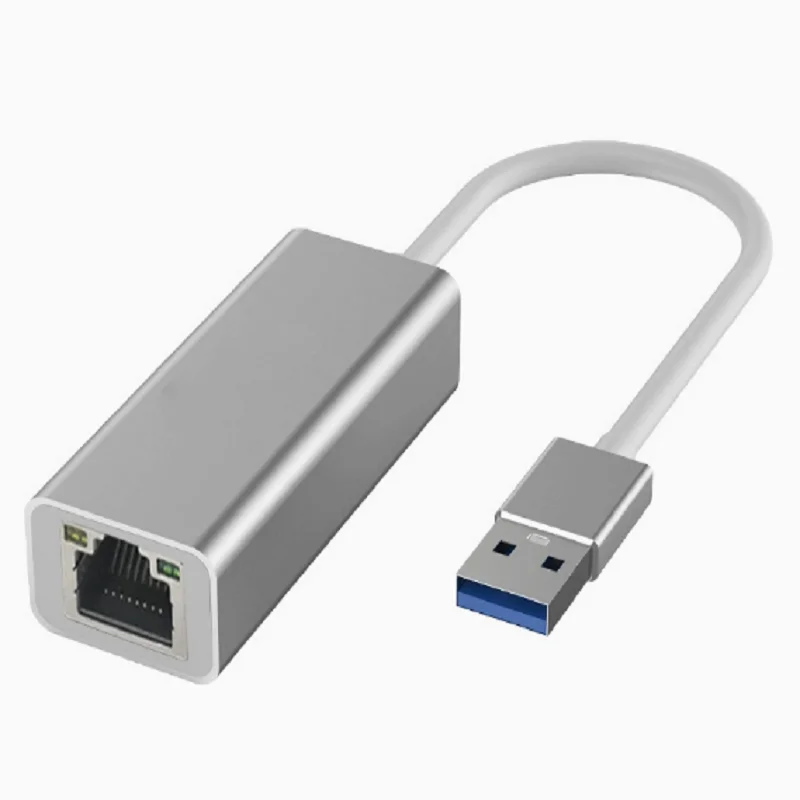 ﻿ Type C USB Ethernet Adapter 1000/100Mbps USB to RJ45 Type C to R45 Lan Network USB Cable 1000Mbps For MacBook PC Windows