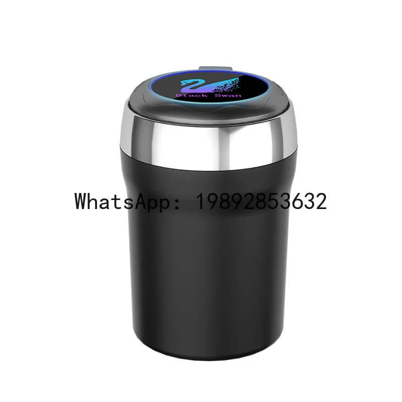 

PYJ ABS slow flash LED ambient light ceramic liner leak-proof sealed ashtray